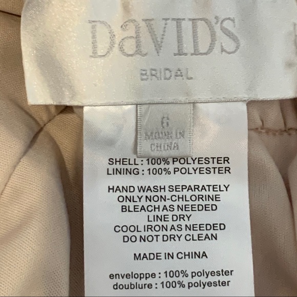 DAVID’S BRIDAL Long Bridesmaid Sleeveless Dress - Picture 11 of 13